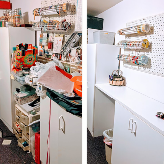 Craft Room Before & After