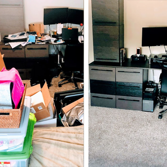 Home Office Before & After